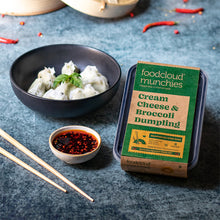 Load image into Gallery viewer, Cream Cheese Broccoli Dumpling