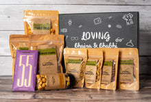 Load image into Gallery viewer, Loving Bhaiya & Bhabhi Gift Hamper- 9 Healthy and Nutritious Snacks - Gift Box