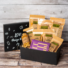 Load image into Gallery viewer, Loving Bhaiya & Bhabhi Gift Hamper- 9 Healthy and Nutritious Snacks - Gift Box