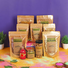 Load image into Gallery viewer, The Foodelicious Holi Gift Hamper - Pack of 10