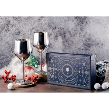 Load image into Gallery viewer, Mulled Wine Kit with Wine Glasses - Premium Gift Box - Makes 5 litres of Mulled Wine With 5 infusion bags