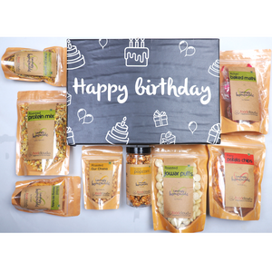 Happy Birthday Treats Gift hamper (Pack of 9)