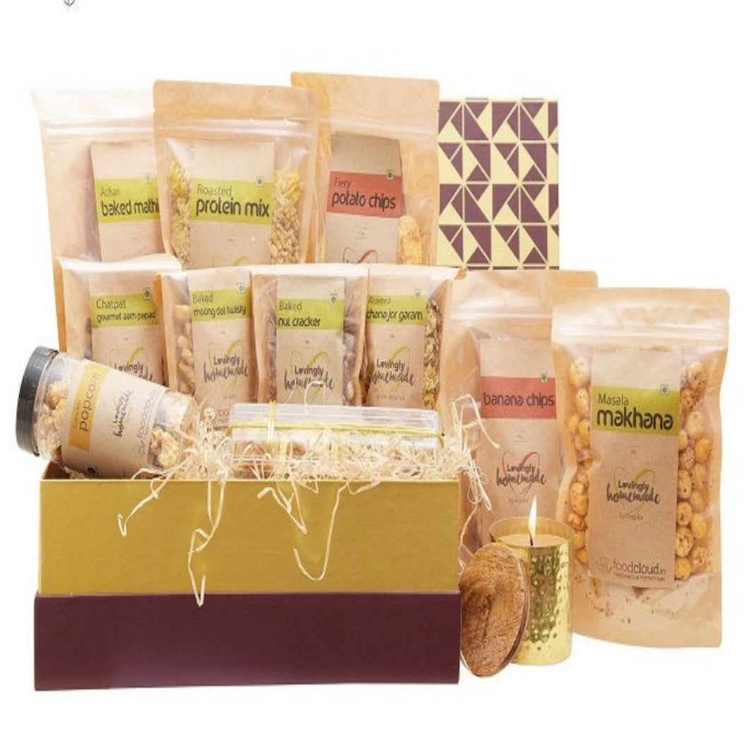 Mega Gift Box with Candle - Gift Hamper