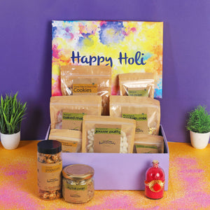 The Foodelicious Holi Gift Hamper - Pack of 10