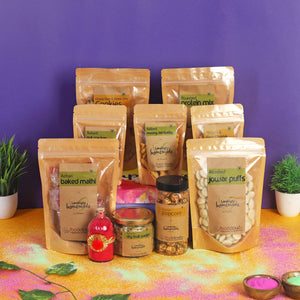 The Foodelicious Holi Gift Hamper - Pack of 10